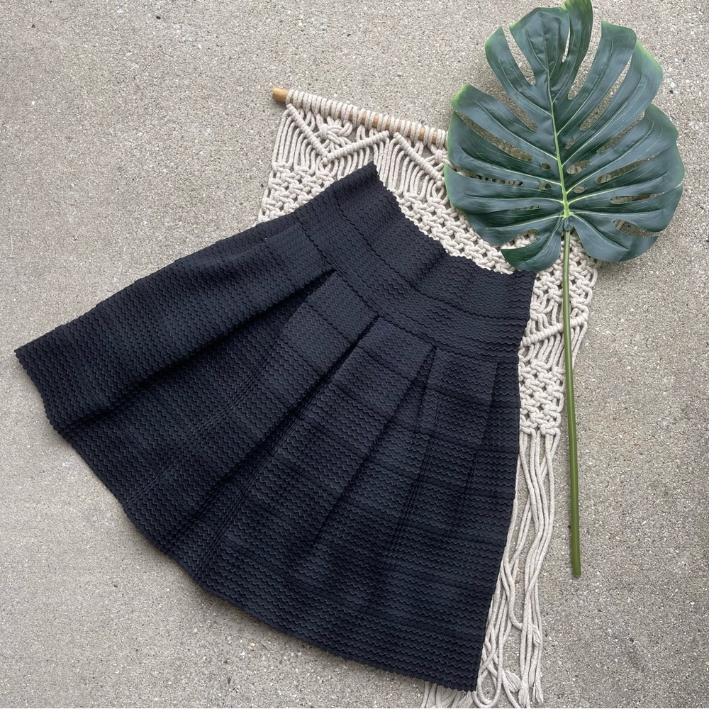 Girls From Savory Black Ponte Bell Skirt Size X-Small / Small